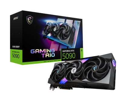 MSI RTX 5090 GAMING TRIO OC 32GB GDDR7 GRAPHICS CARD