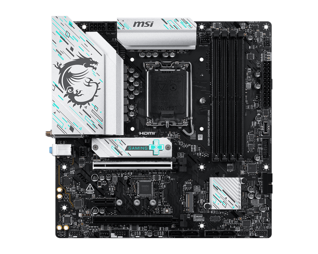 MSI B760M GAMING PLUS WIFI GEN5 INTEL LGA 1700 DDR5 Motherboard
