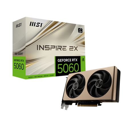 MSI GeForce RTX 5060 Inspire 2X 8GB Nvidia Graphic Card
