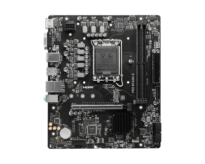 MSI PRO B760M-E MOTHERBOARD, MICRO-ATX