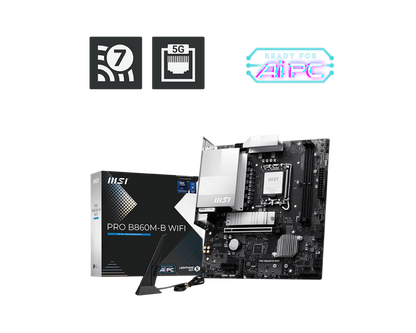 MSI PRO B860M-B WIFI DDR5 INTEL LGA 1851 Motherboard