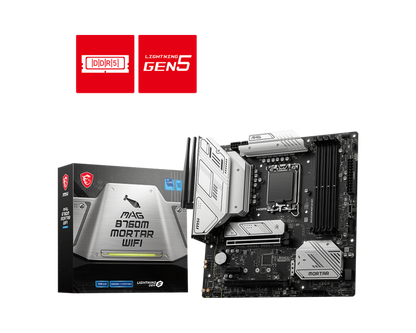 MSI MAG B760M MORTAR WIFI DDR5 LGA1700 MOTHERBOARD