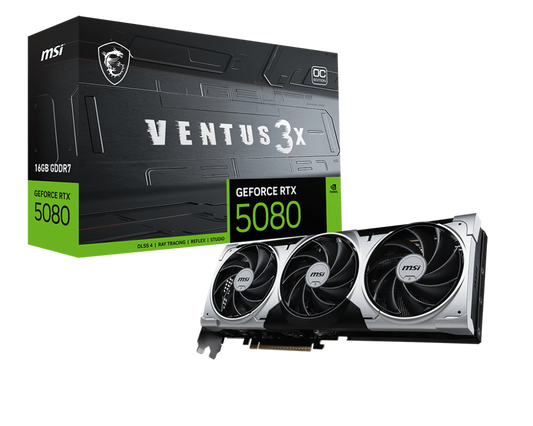 MSI GEFORCE RTX 5080 16G VENTUS 3X OC PLUS
