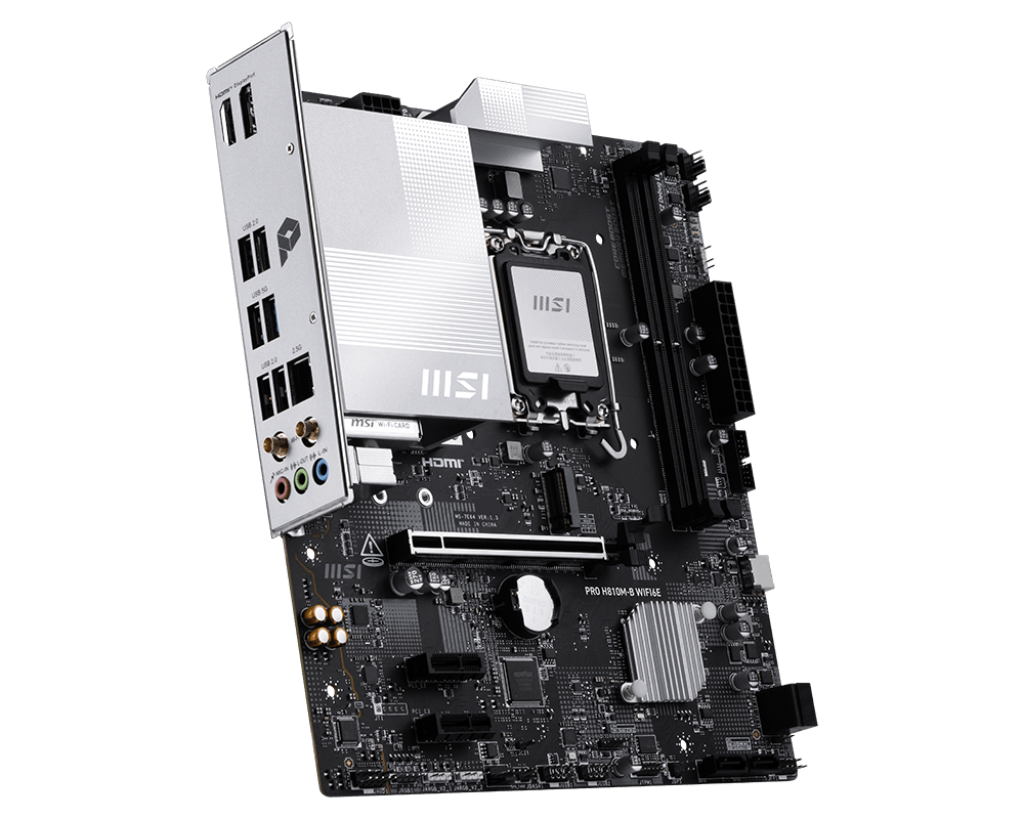 MSI PRO H810M-B WIFI6E DDR5 Intel LGA 1851 Motherboard