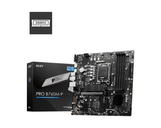 MSI B760M-P PRO DDR5 INTEL LGA1700 MOTHERBOARD