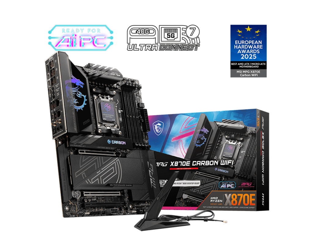 MSI MPG X870E CARBON WIFI MOTHERBOARD