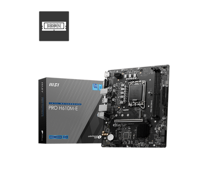 MSI PRO H610M-E INTEL LGA1700 DDR5 MOTHERBOARD