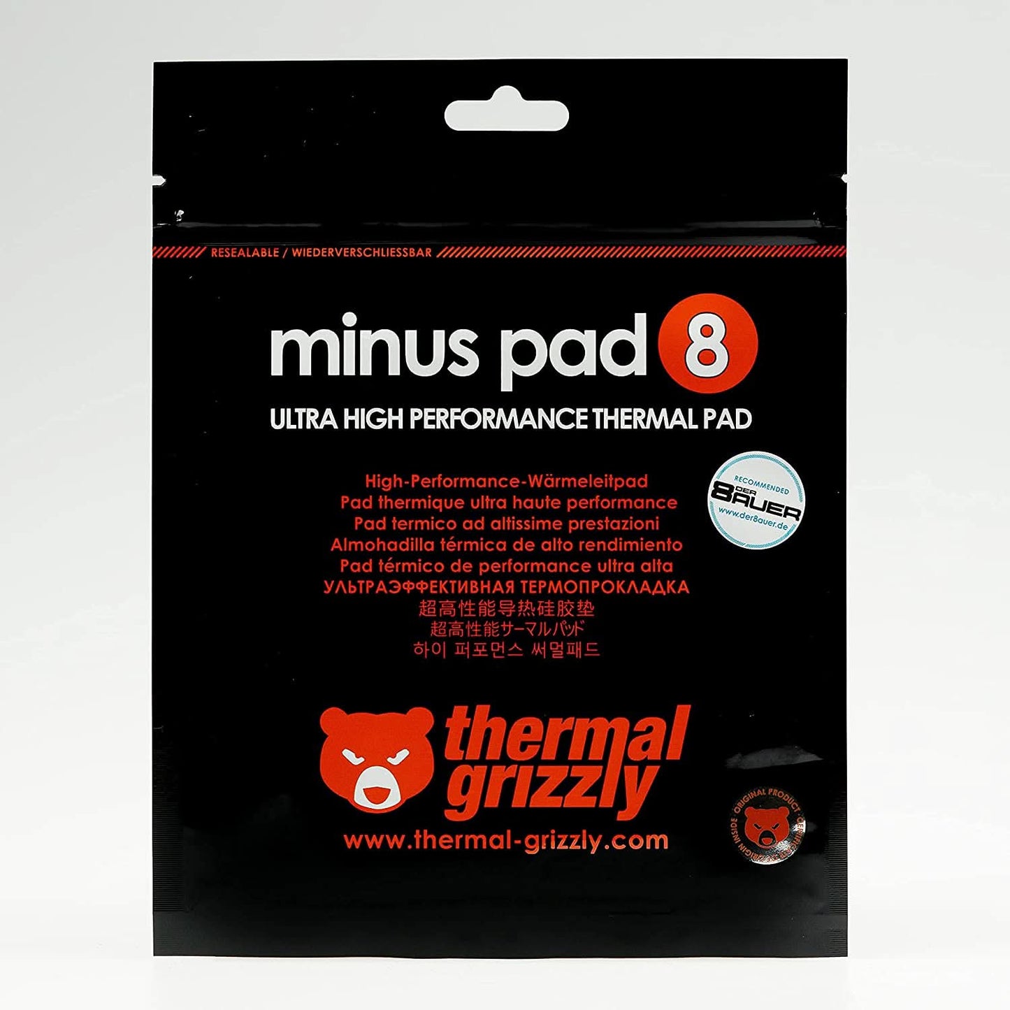 THERMAL GRIZZLY MINUS PAD 8 100MM/100MM/2MM