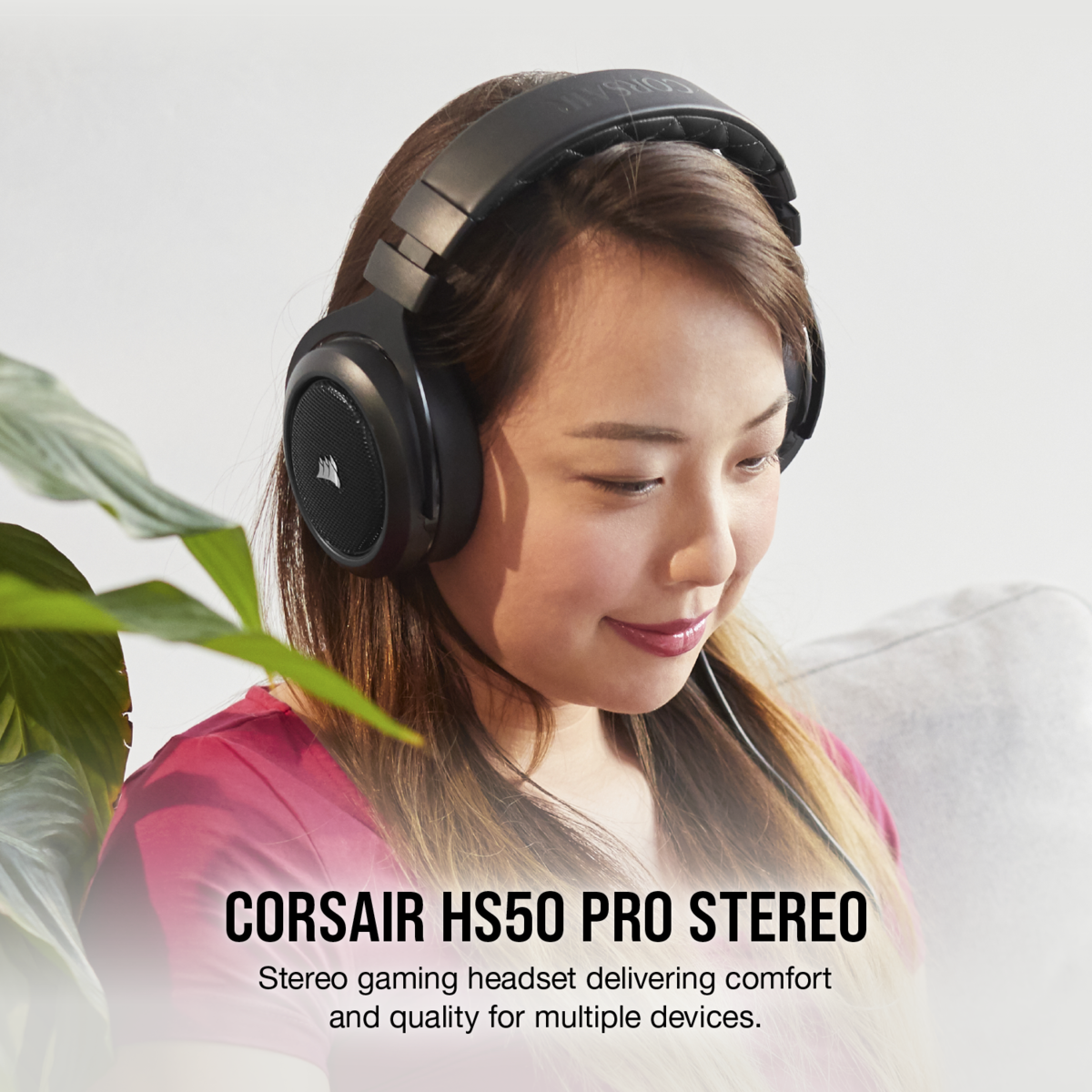 CORSAIR HS50 PRO STEREO BLUE GAMING HEADSET