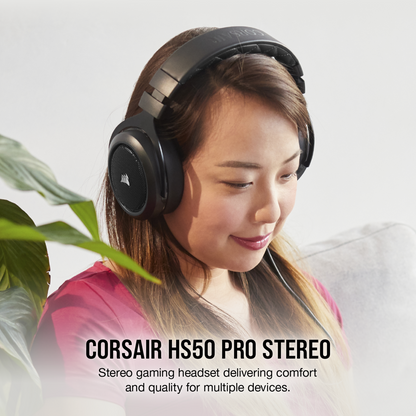 CORSAIR HS50 PRO STEREO BLUE GAMING HEADSET