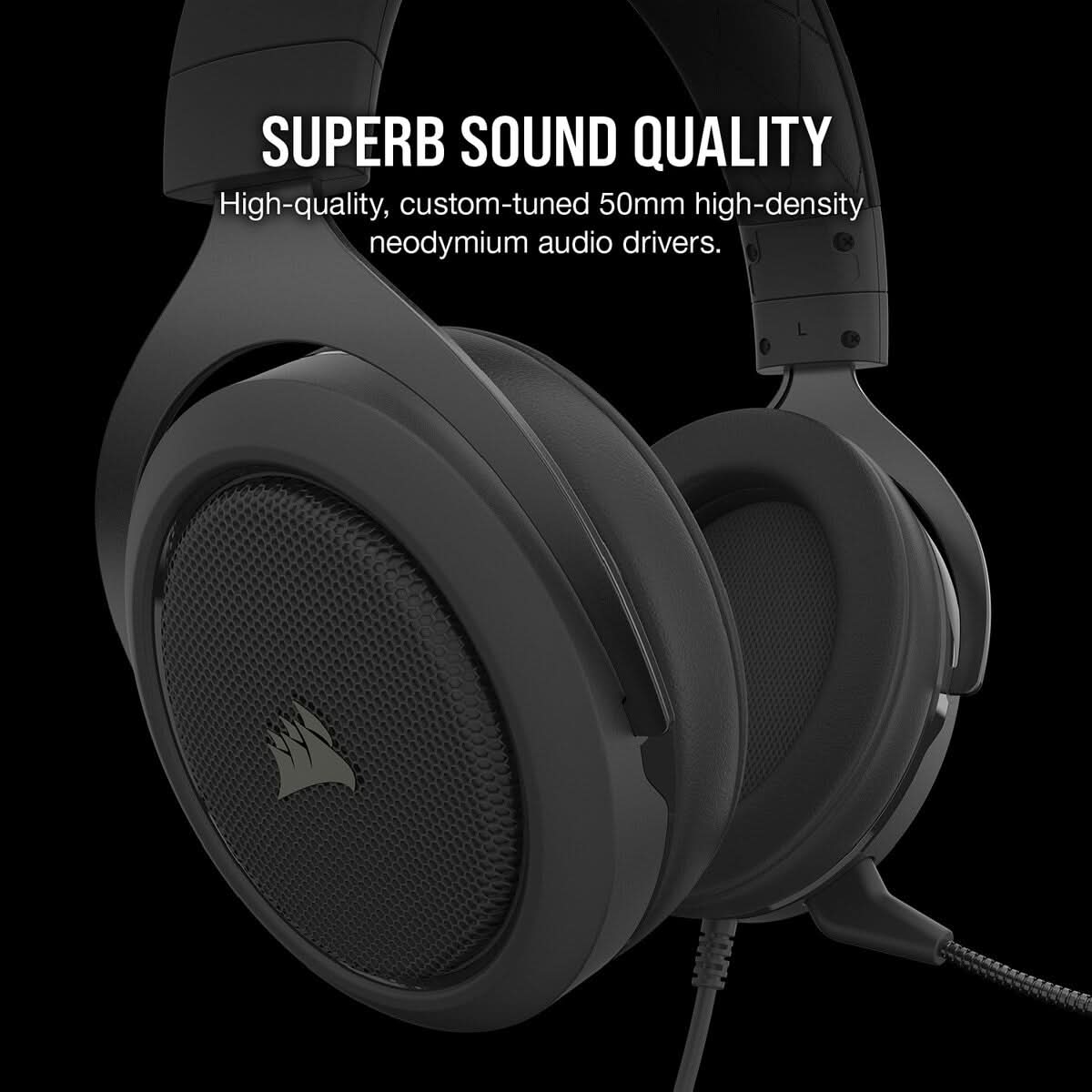 CORSAIR HS50 PRO STEREO BLUE GAMING HEADSET