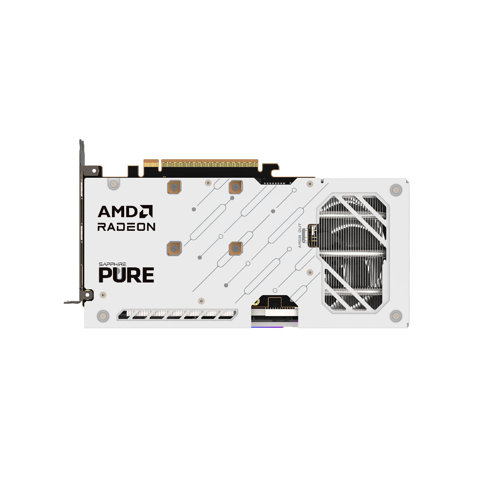 SAPPHIRE Radeon Pure RX 9060 XT OC White 16GB AMD Graphic Card