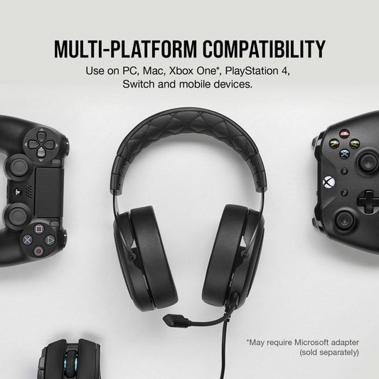 CORSAIR HS50 PRO STEREO BLUE GAMING HEADSET
