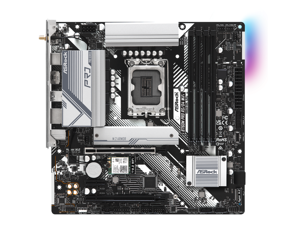ASROCK B760M Pro RS/D4 Wifi DDR4 Intel Motherboard