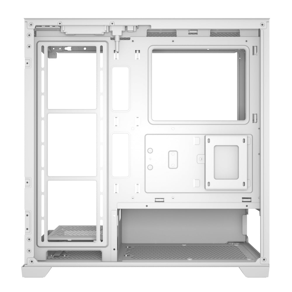 TAG Gamerz Luminor ARGB ATX Mid Tower Cabinet (White)