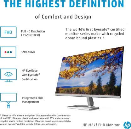 HP 27 INCH M27F FHD IPS MONITOR