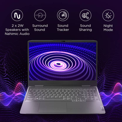 LENOVO LOQ INTEL CORE I5 12TH GEN 12450H - (16 GB/512 GB SSD/WINDOWS 11 HOME/6 GB GRAPHICS/NVIDIA GEFORCE RTX 4050) 15IRH8 GAMING LAPTOP (15.6 INCH, STORM GREY, 2.4 KG, WITH MS OFFICE)