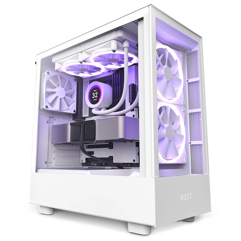 NZXT H5 Elite ATX Mid Tower Cabinet (White)