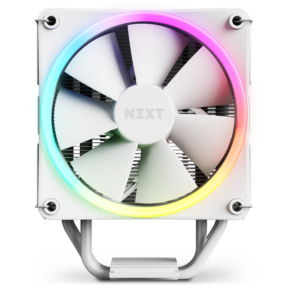 NZXT T120 RGB 120mm PWM RGB Single Tower CPU Air Cooler (White)
