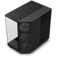 NZXT CHASSIS H6 FLOW RGB (2023) COMPACT DUAL-CHAMBER ATX CASE WITH RGB FANS - ALL BLACK -CC-H61FB-R1