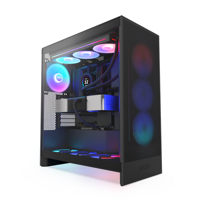 NZXT CHASSIS H SERIES H7 (2024) FLOW WITHOUT PSU BLACK COLOR - CM-H72FB-01