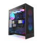 NZXT CHASSIS H7 FLOW RGB (2024) MID-TOWER ATX CASE - ALL BLACK - CM-H72FB-R1
