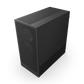 NZXT CHASSIS H5 FLOW RGB (2024) COMPACT MID-TOWER ATX CASE ALL BLACK - CC-H52FB-R1