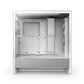 NZXT CHASSIS H5 FLOW RGB (2024) COMPACT MID-TOWER ATX CASE ALL WHITE - CC-H52FW-R1