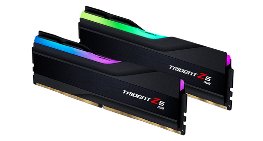 G.SKILL 128GB (64*2) TRIDENT Z5 RGB DDR5 RAM 6000MHZ (CL34) (F5-6000J3444F64GX2-TZ5RK) RAM