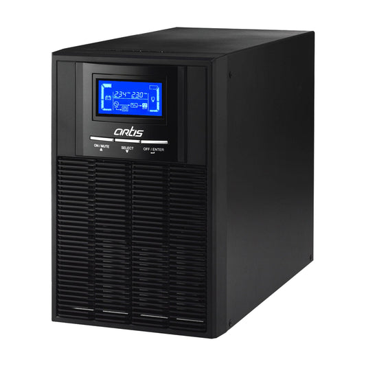 1 KVA Online High Frequency UPS built in battery 1000/800 with Digital Display, Overload Protection and Double-Conversion Technology