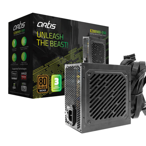 Artis EZ8898B-550 80 Plus Bronze Power Supply