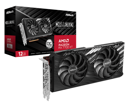 ASROCK AMD RADEON RX7700XT 12GB CHALLENGER OC GRAPHIC CARD