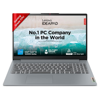LENOVO IDEAPAD SLIM 3 83ER008GIN [CI5-12450H 12TH GEN/16GB/512GB SSD/WIN11 HOME+MSO/15.6 INCH/INTIGRATED GRAPHICS /1 YEAR(S)/GREY]