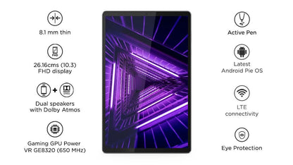LENOVO TAB M10 FHD PLUS 4GB/128GB WITH ACTIVE PEN ZA8J0003IN X606V 10.3 INCH TABLET