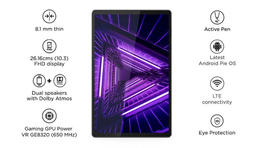 LENOVO TAB M10 FHD PLUS 4GB/128GB WITH ACTIVE PEN ZA8J0003IN X606V 10.3 INCH TABLET
