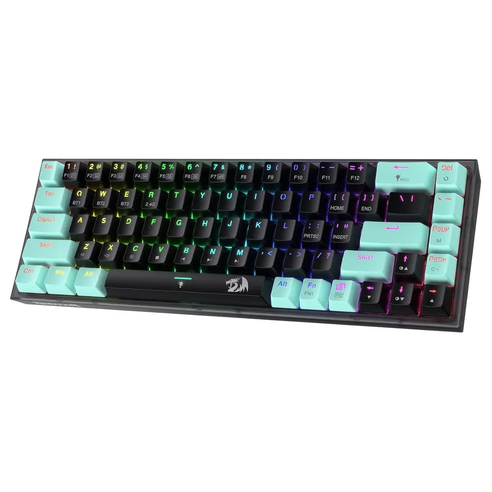 REDRAGON Pro Castor K631 SE 65% Bluetooth + Wired Mechanical Gaming Keyboard ( Linear Optical Red Switch )