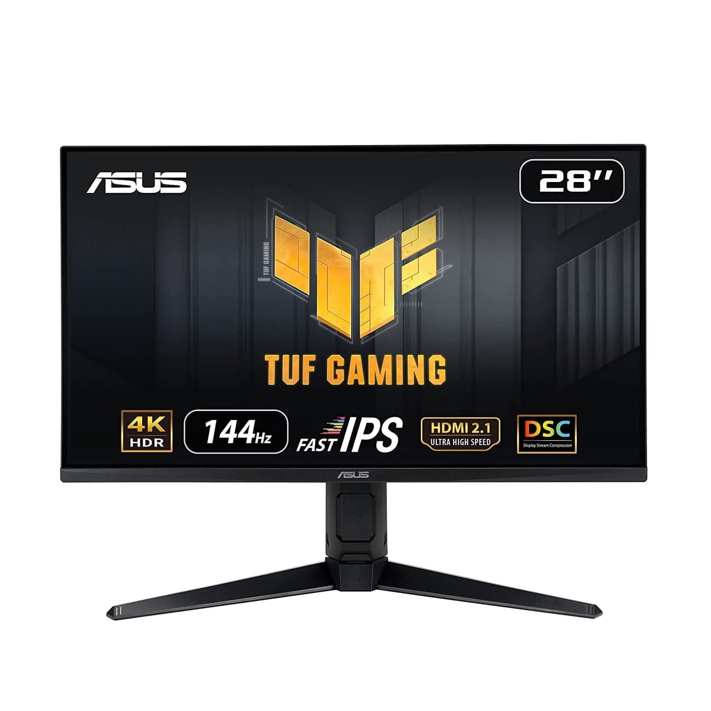 ASUS TUF GAMING 28 INCH VG28UQL1A UHD IPS 144HZ GAMING MONITOR WITH HEIGHT ADJUSTMENT