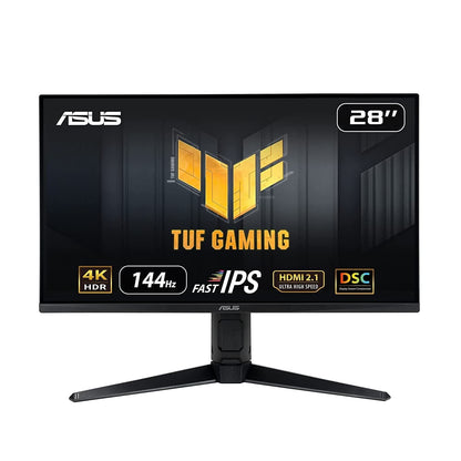 ASUS TUF GAMING 28 INCH VG28UQL1A UHD IPS 144HZ GAMING MONITOR WITH HEIGHT ADJUSTMENT