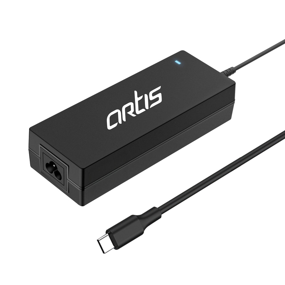 AR0907 90 Watt Laptop Charger/Adapter with Power Cord Compatible with USB-C Laptops (5V/3A, 9V/3A, 12V/3A, 15V/3A, 20V/4.5A, Pin: USB-C)