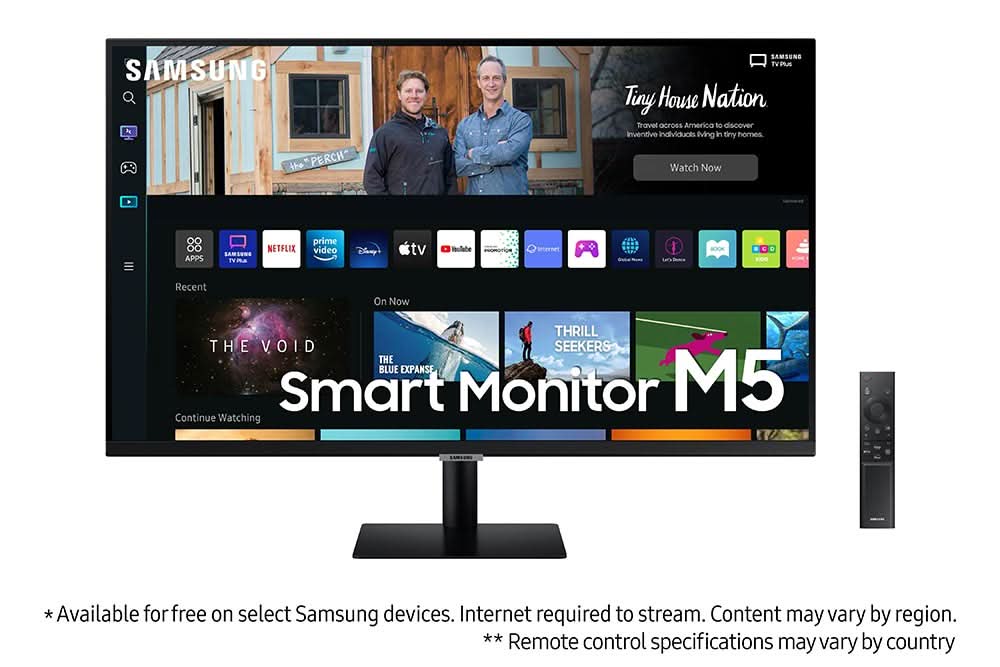 SAMSUNG M5 32 INCH LS32BM500EW FHD SMART MONITOR