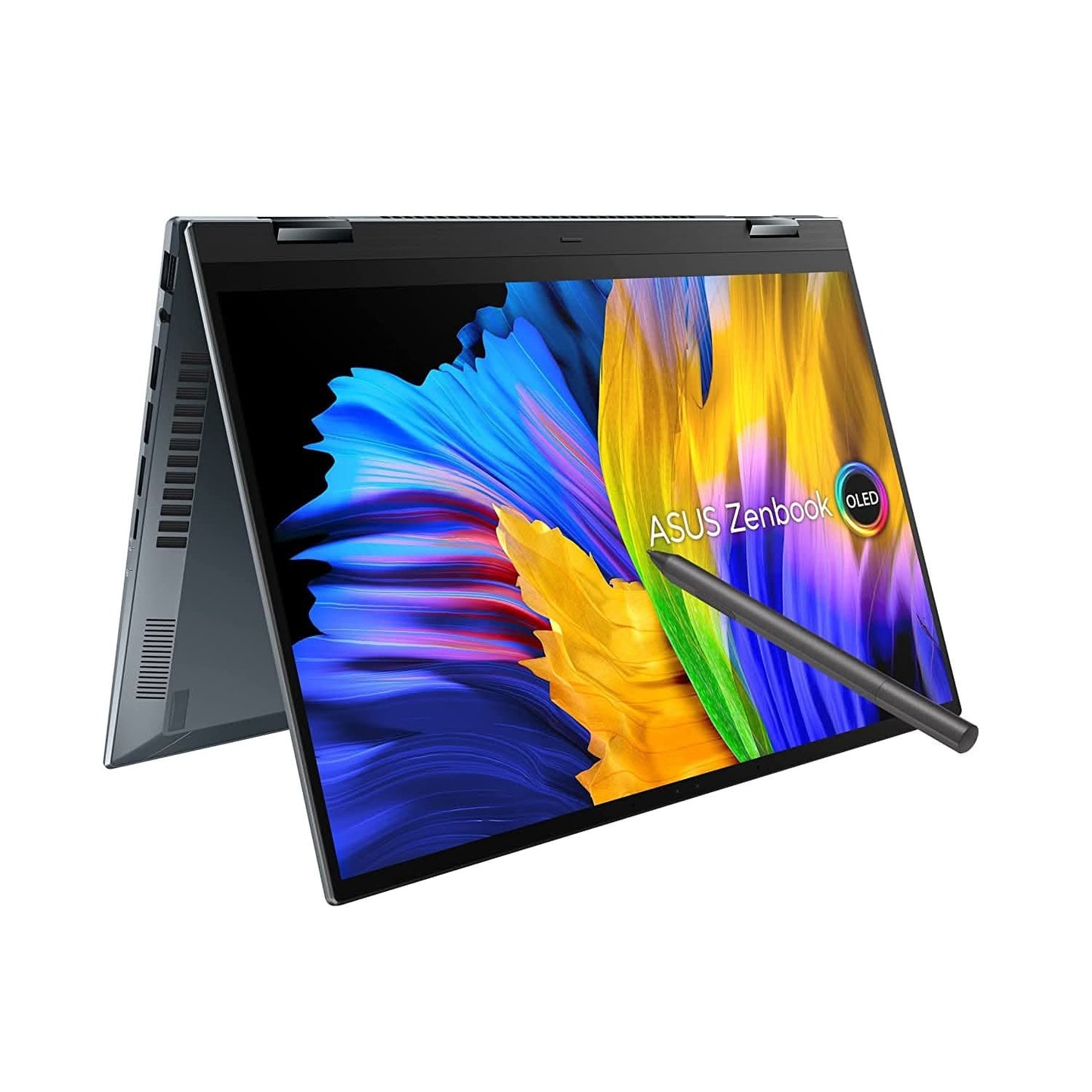 ASUS ZENBOOK FLIP 14 OLED UP5401ZA-KN501WS [CI5-12500H 12TH GEN/16GB DDR4/512GB SSD/NO DVD/WIN11 HOME/15.6 INCH/INTIGRATED GRAPHICS/1 YEAR/GREY]