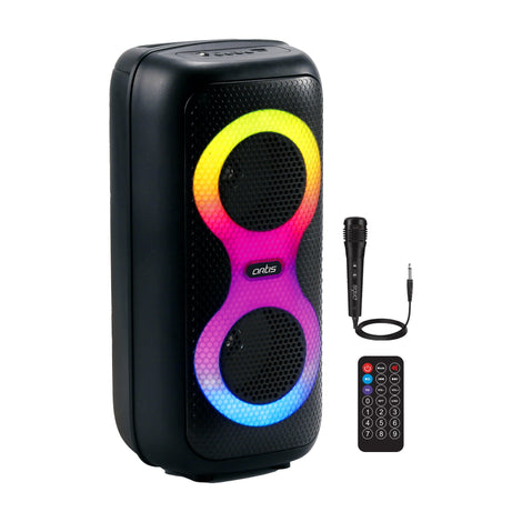SoundPro 210 Wireless Bluetooth Party Speaker with TWS, Mic, RGB & Multi-Input (24W)