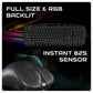 COSMIC BYTE DRAGONFLY GAMING KEYBOARD RGB BLACK