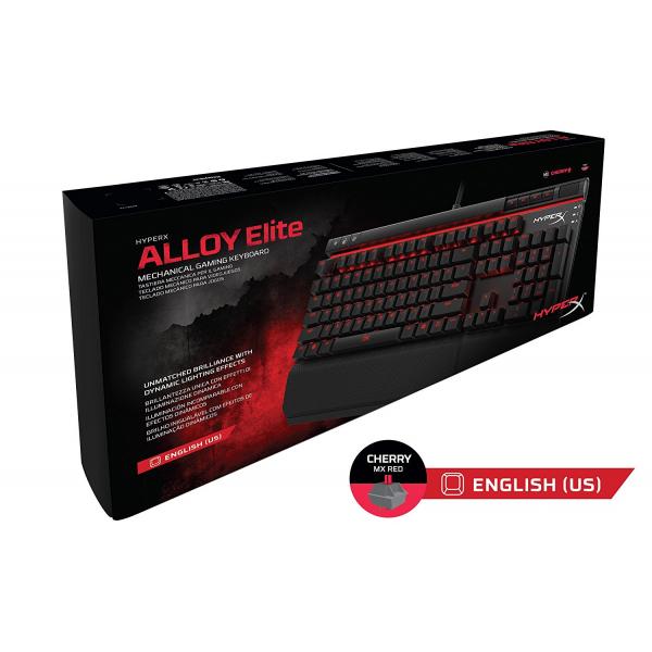 HYPERX Alloy Elite Full Size Mechanical Wired Gaming Keyboard ( Black ) ( Cherry MX Brown Switch )