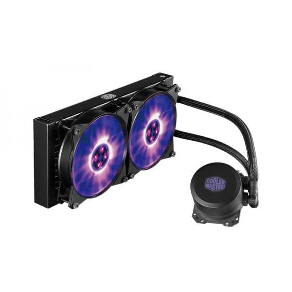 COOLER MASTER MasterLiquid ML240L RGB 240mm CPU Liquid Cooler (Black)