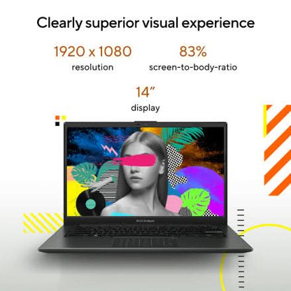 ASUS VIVOBOOK GO 14 AMD RYZEN 5 7520U / 16GB DDR5 / 512GB PCIE 3.0 SSD / 14.0-INCH / FHD (1920 X 1080) 16:9 /MIXED BLACK / NUMBERPAD /WIN 11 HOME / MS OFFICE LAPTOP E1404FA-NK542WS