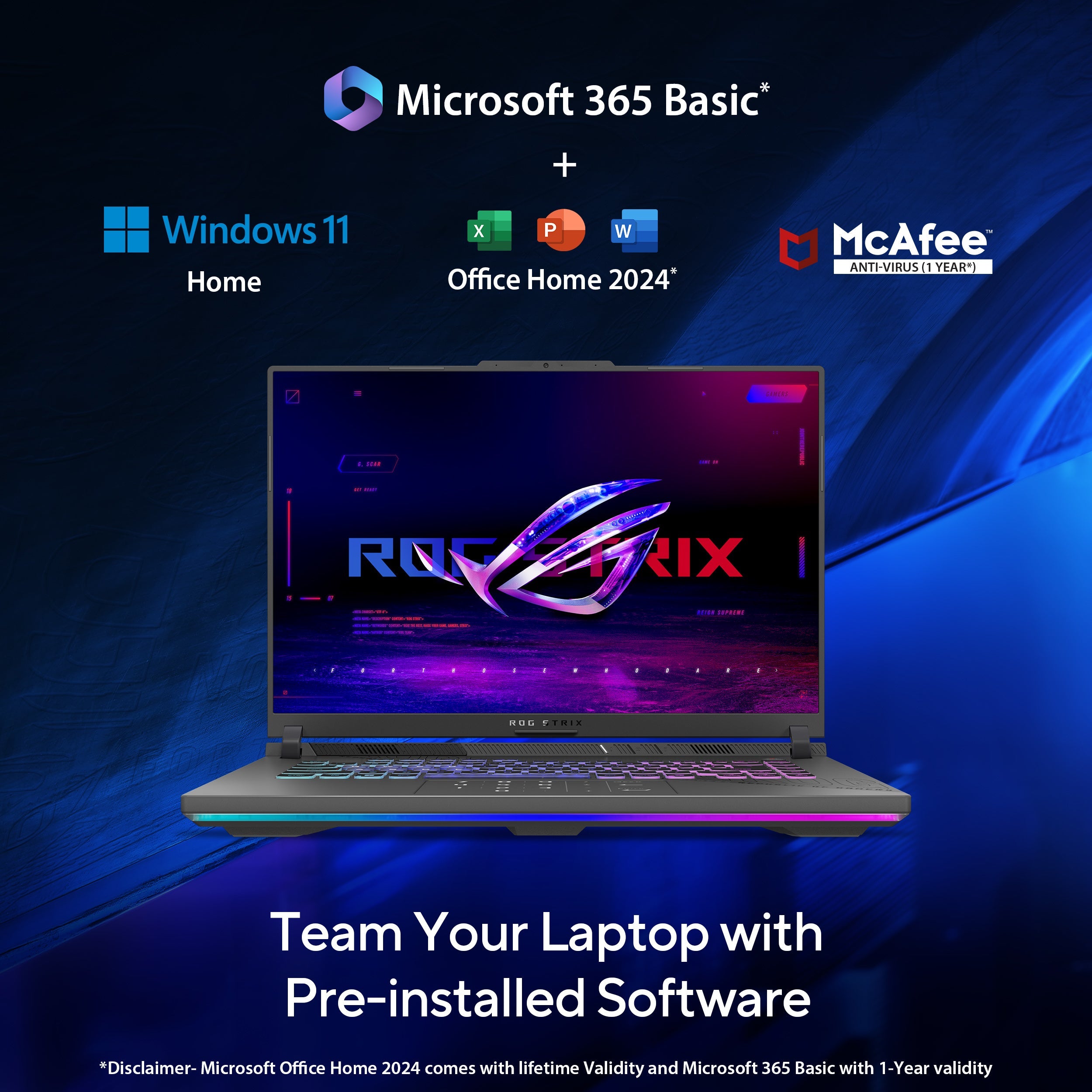 ASUS ROG STRIX G16 G614PR-RV032WS [R9-8940HX/16GB/1TB SSD/WIN11 HOME+MSO/16.0"/12GB-RTX5070TI GRAPHICS/1 YEAR(S)/GREY]
