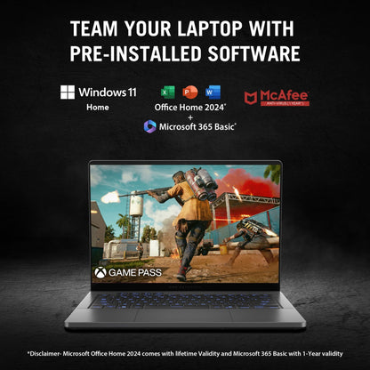 ASUS ROG ZEPHYRUS G14 GA403WR-QS123WS [R9-HX370/32GB/2TB SSD/WIN11 HOME+MSO/14.0"/12GB-RTX5070TI GRAPHICS/1 YEAR(S)/GREY]