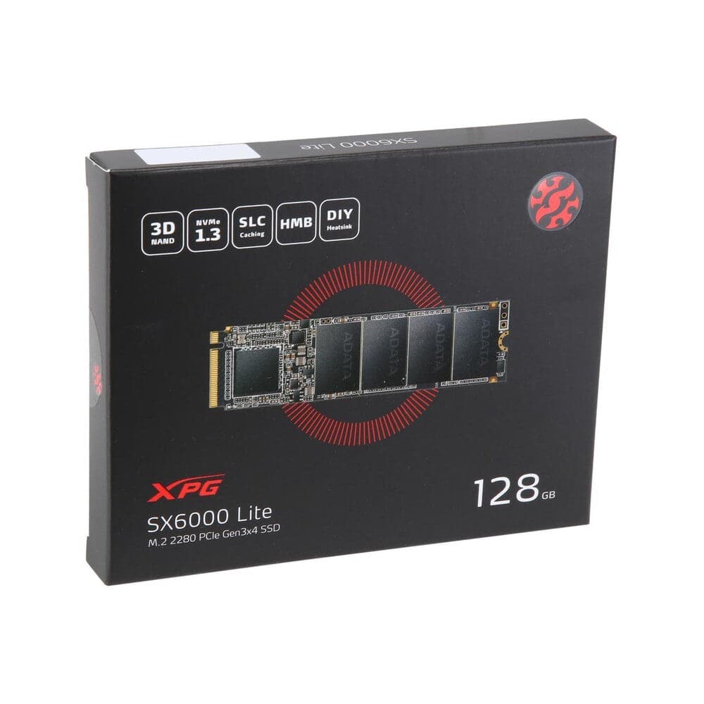 ADATA XPG SX6000 Lite 128GB M.2 NVME Gen3 Solid State Drive (SSD)