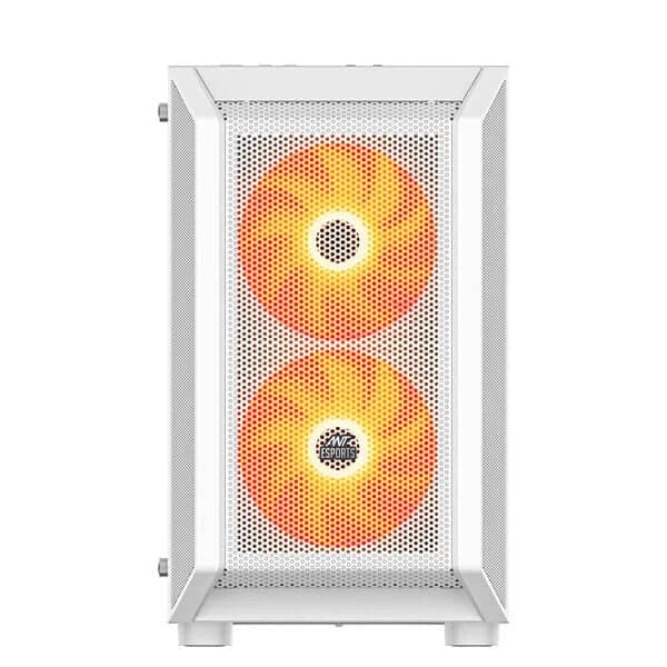 ANT ESPORTS 200 Air Mini Mesh MATX Mini Tower Cabinet (White)